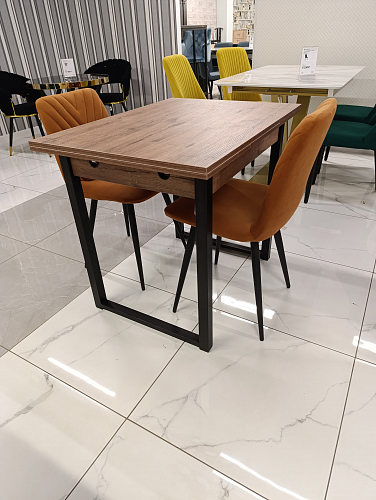 Стол Форли бетон / черный матовый из шоурума 3